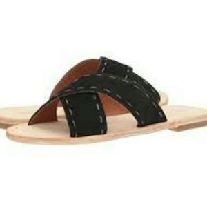 NIB Frye Avery Slides sz 6M